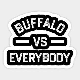 Buffalo vs Everybody Sticker